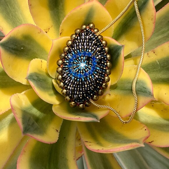 De Petra hand beaded eye necklace - Picture 4 of 5